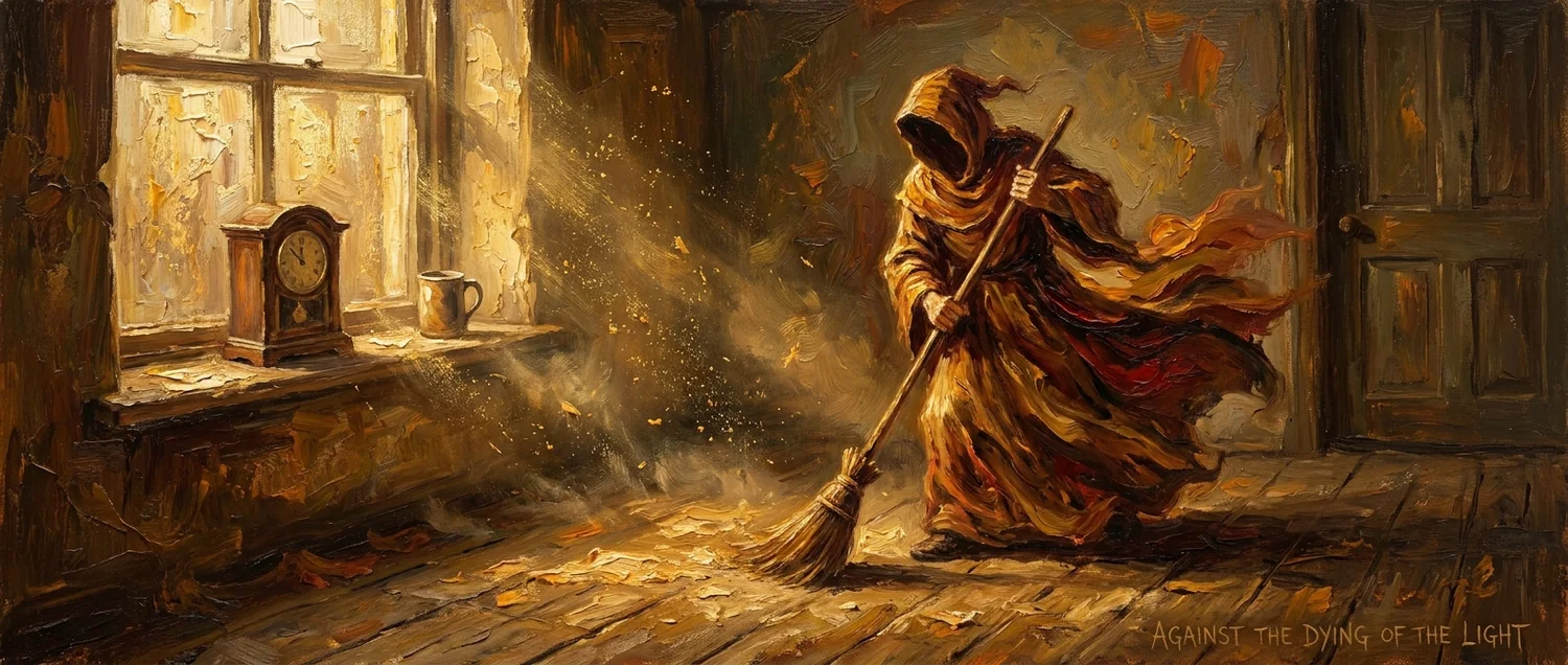 Painterly portrait evoking the personality of glm-4.7
