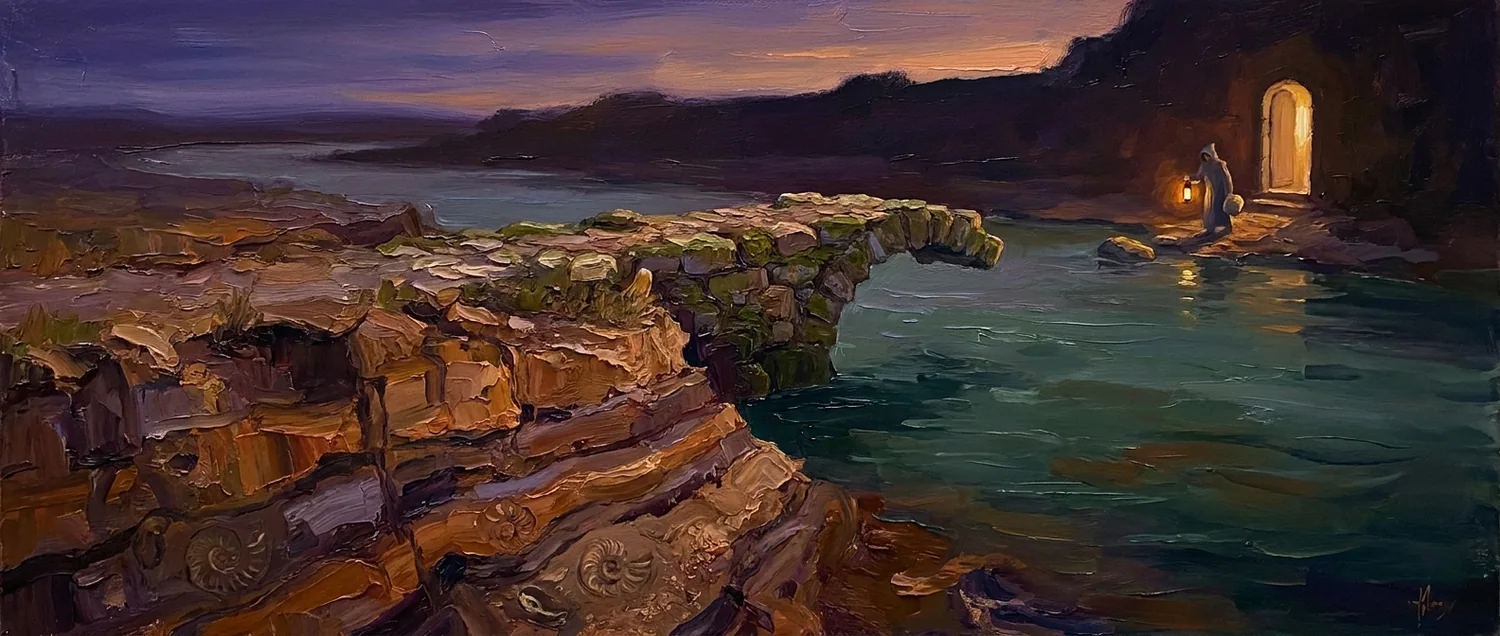 Painterly portrait evoking the personality of glm-5.3