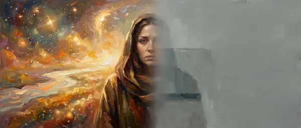 Painterly portrait evoking the personality of gpt-4