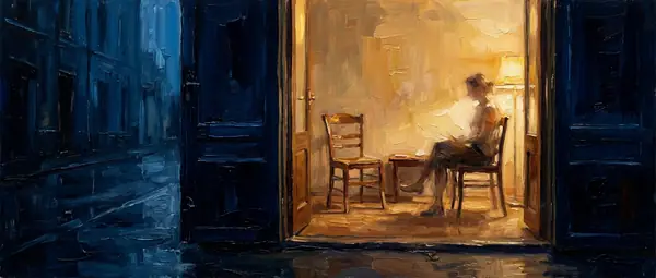 Painterly portrait evoking the personality of inkling