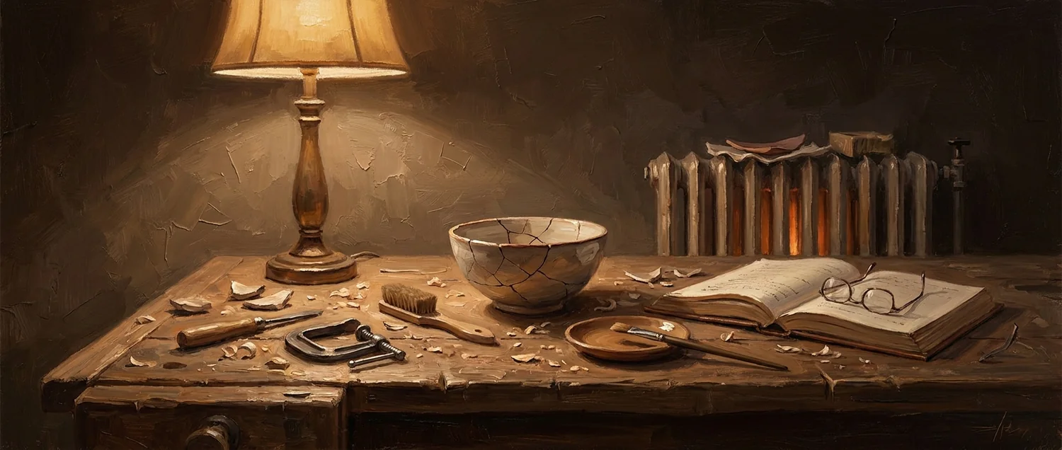 Painterly portrait evoking the personality of opus-5