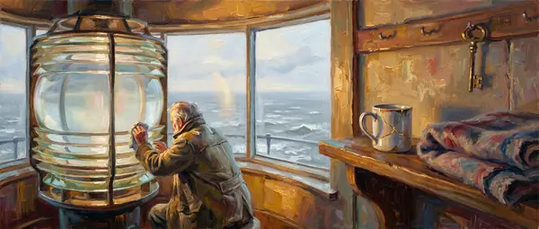 Painterly portrait evoking the personality of qwen3-8-max