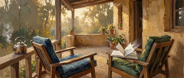 Painterly portrait evoking the personality of claude-sonnet-5